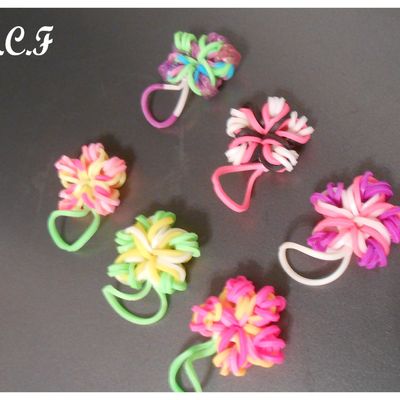 Comment faire des fleurs en élastiques ?