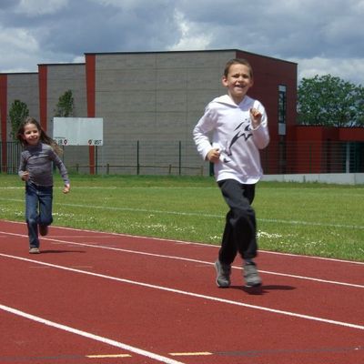 1ère compétition d'athlétisme d'Antoine