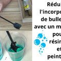 Mélangeur électrique pour Résine et silicone idéal pour obtenir un bon mélange des composants