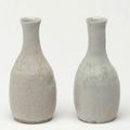 Otagaki Rengetsu (1791-1875) - Sake Flasks (Tokkuri), pair. Japan, dated: 1873