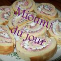 Roulades de saumon et fromage cottage