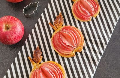 ...Tartelettes feuilletés aux pommes façon 3D...