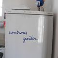 notre nouvelle décoration de frigo