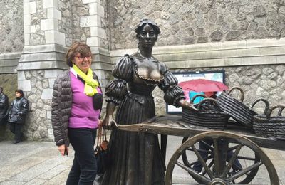 Irlande : A Dublin, Martine se prend pour Molly Malone