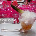 Verrine dessert façon Pina Colada