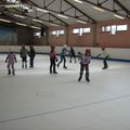 La première séance de patinoire