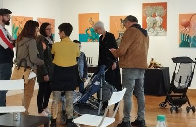 Vernissage de "Métamorphose" hier samedi 8 octobre