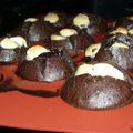 Mini Muffins double chocolat pour n'en faire qu'une bouchée