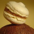 le dernier né de mes macarons "pain d'épices"