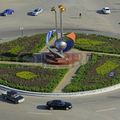 Rond-point à Urumqi (Chine)