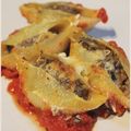 Conchiglie farcie au boeuf et aux aubergines
