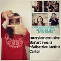 Interview exclusive de Laetitia Carton, réalisatrice du film " j'avancerais vers toi avec les yeux d'un Sourd"