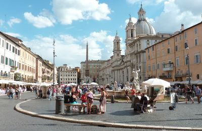 Rome Baroque - Places de Venise, du Peuple, Navone, d'Espagne de Trévi et de la Rotonda - juin 2015