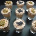 Apéro chic: verrine de mousse de saumon fumé et wasabi façon tiramisu 