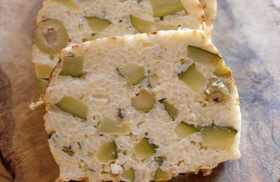 Cake de riz courgettes & olives #carnet estival 