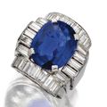 Sapphire and diamond ring, Van Cleef & Arpels, circa 1935