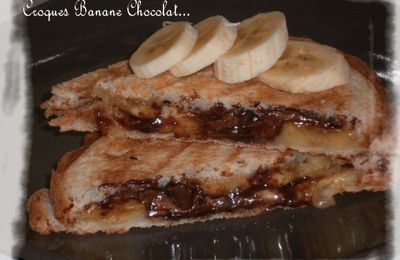 Croques Banane Chocolat