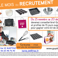 Devenez conseillère culinaire...: le mois du recrutement...