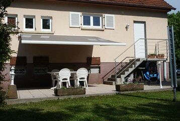 2012 - Rambarde et auvent pour la terrasse