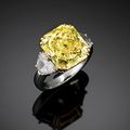 Natural Fancy Yellow 10.01-Carat Diamond Ring