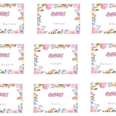 Ma Scraproom - Mes rangements et Etiquettes pour le rangement à imprimer