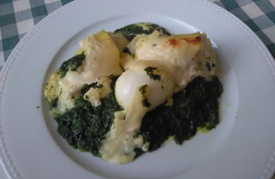 Oeufs durs à la florentine