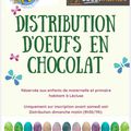 Distribution d’œufs en chocolat pour les enfants !