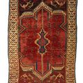 Small Medallion Carpet with “Cintamani” Border, Karapinar (Anatolia), Ottoman period (1281-1924), late 17th–18th century