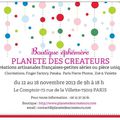 Boutique éphémère Planète des Créateurs : J- 3 semaines 