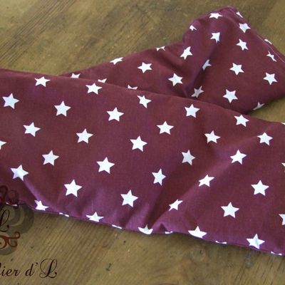 Coussin chauffant "Graine de lin" 