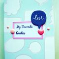 DT Jennie Craft - Mini-album "My Favorite Quotes"