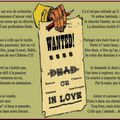 Wanted dead or in love (4 poetes)