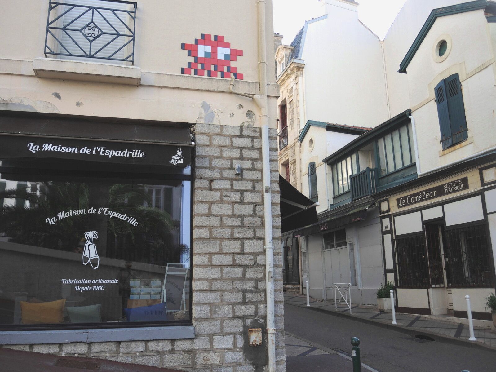 Biarritz, rue du Port-Vieux, Invader (64)