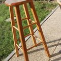 Before / After : from bar stool to guitar stool - Du tabouret de bar au tabouret de guitare