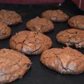 Cookies au chocolat et pépites de chocolat