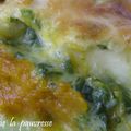 Gratin potiron - épinard - pomme de terre