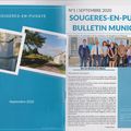 Bulletin municipal N° 1 de septembre 2020