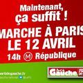 Marche du 12 AVRIL à PARIS, 14h à République