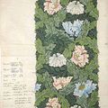 The  V&A acquired at auction two rare designs created and inscribed by William Morris 