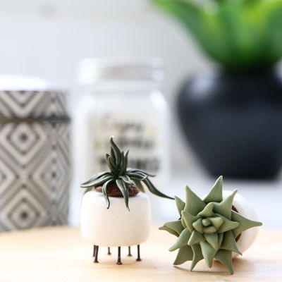 DIY Un tricotin décoratif en fimo 