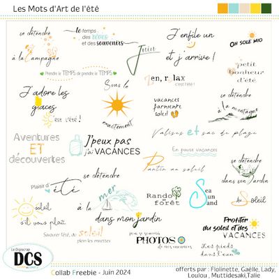DCS : Mots d'art d'été