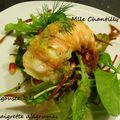 Queue de Langouste , Vinaigrette d'Agrumes