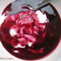 Crème de cassis et vin de pêcher