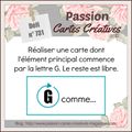 Défi 731 PASSION CARTES CREATIVES 