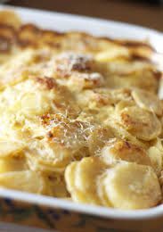 Gratin de pommes de terre à la moutarde