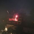 feu d'artifice du 14 juillet 2018 (soirée du 13 juillet) à Saint-Chamond