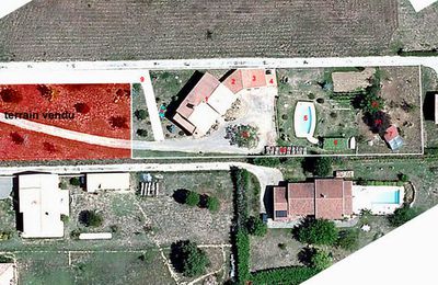 Photo satellite et plan de la maison