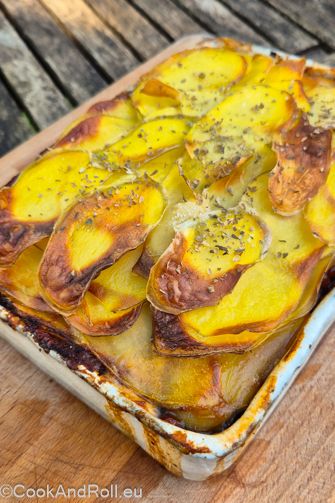 Gratin végétarien d'aubergines rôties et tofu