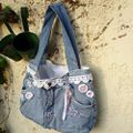 Sac en jean romantique