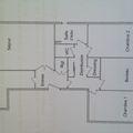 Plan (le bureau correspond à la chambre de 9 m2)